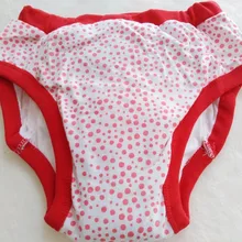 Взрослые печатные Red dot тренировочные шорты/взрослый ребенок краткое с прокладкой внутри/подгузники для взрослых спортивные брюки/Моющиеся взрослых спортивные брюки