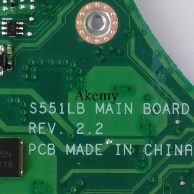 Akemy S551LB материнская плата для ноутбука For Asus S551LN S551LD S551L тестовая оригинальная 4G ram