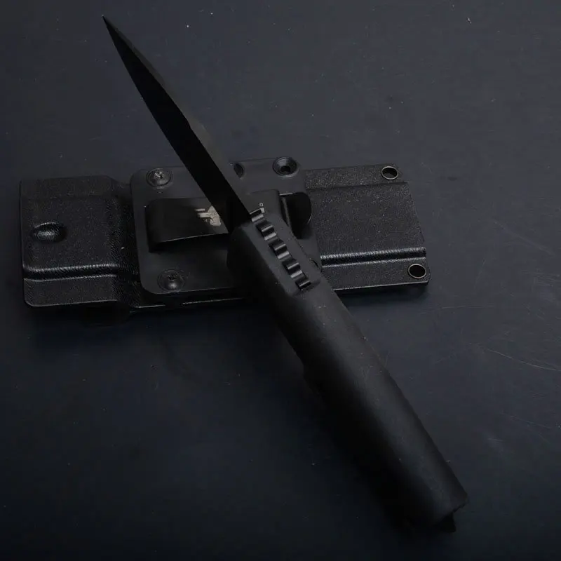 Extrema Ratio CK0078 FULCRUM TESTUDO high quality Fixed Blade Knife 7Cr17Mov Blade TPR Handle Hunting tool Camping knife outdoor Survival tool (4)