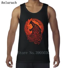 Фенрир Локи сын жилеты интересные проекты дышащая фуфайка топы для Для мужчин Демисезонный хорошее качество мышцы синглет