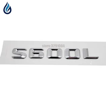 

Auto Decoration Emblem Trunk Rear Emblems Badge Sticker S600L for Mercedes Benz S Class 220SE W111 W116 W126 W140 W220 W221 W222