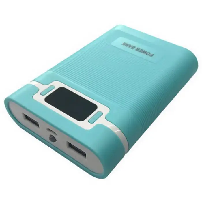 5 V двойное USB портативное зарядное устройство коробка 4 цвета телефон DIY оболочка
