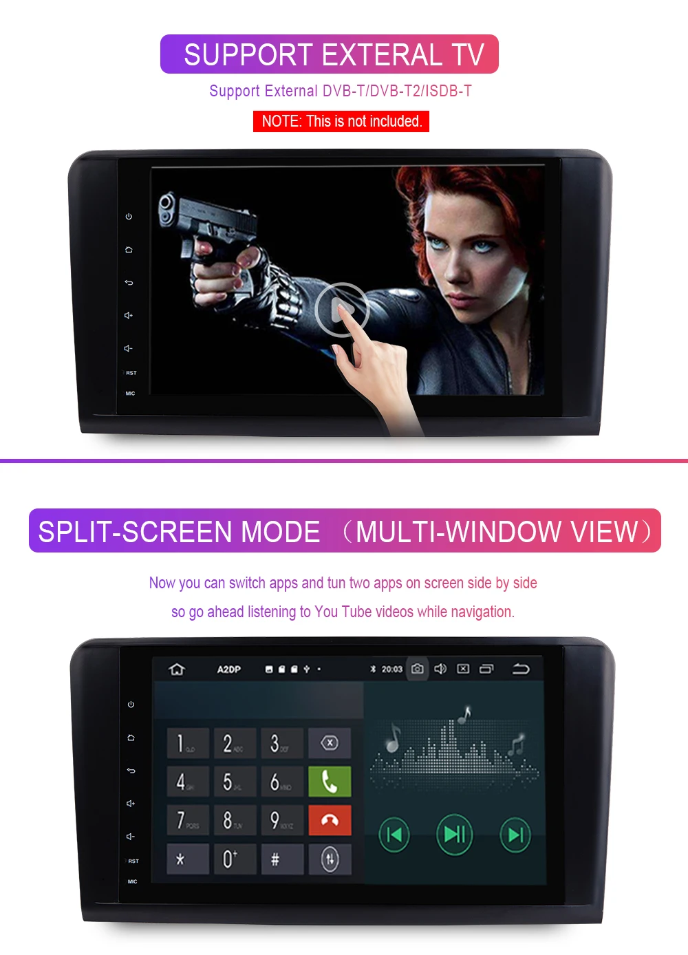 Best 2 din Android 9.0 Car dvd multimedia player For Porsche Cayenne 2002-2009 GPS Radio head Unit stereo auto navigation CD Audio 4G 15