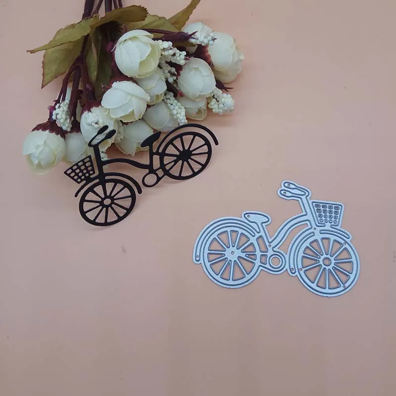 

Bike Bicycle Cycle Cutting Dies Knife mold mould Die cutter Scrapbooking Dies Metal Stamps and die for Card Making DIY
