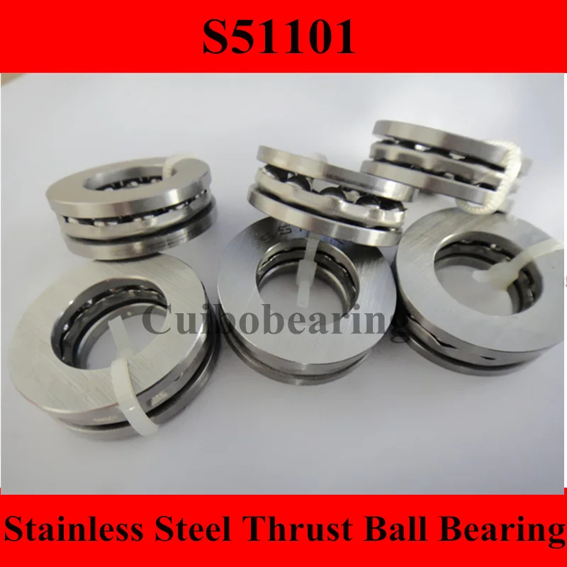 

Stainless steel thrust ball bearing S51101 SIZE:12x26x9mm