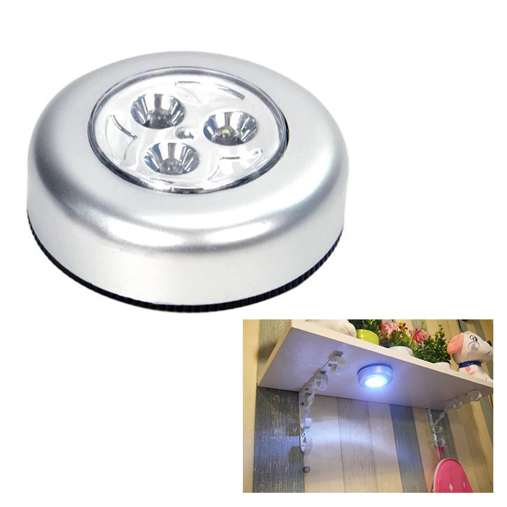 LED Night Light Bulb For Home Stick Tap Touch Lights 3 LED ...