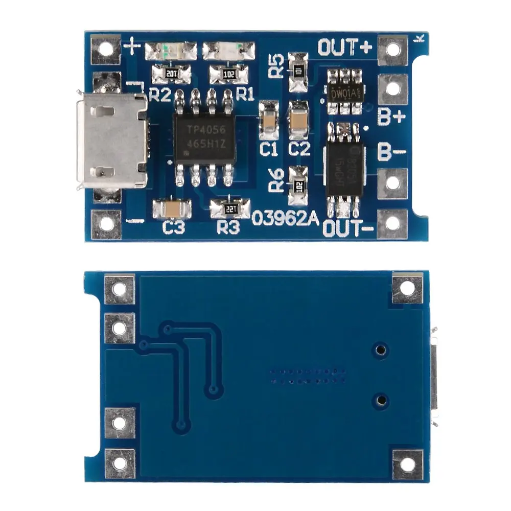 5 шт. зарядная плата TP4056 в 1 а Micro USB 18650 для литиевых батарей модуль зарядного