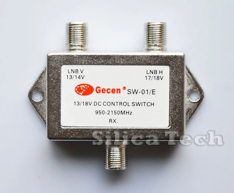 Gecen 2x1 13 V/18 V in 1 out Satellite LNB V/H DC переключатель управления | Электроника
