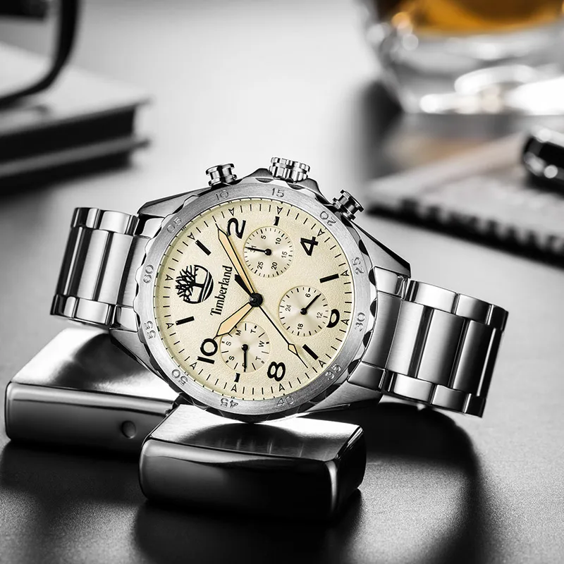 Timberland Mens Watches Quartz Multifunction Display Large Dial Calendar Business Casual Men Watches T15015 Timberland Mens Watches Quartz Multifunction Display Large Dial Calendar Business Casual Men Watches T15015