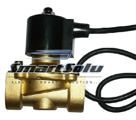 

Free shipping 3/4'' port size DN20 IP68 Class Under Water Brass Electric Solenoid Valve Waterproof Coil Music Fountain Valve