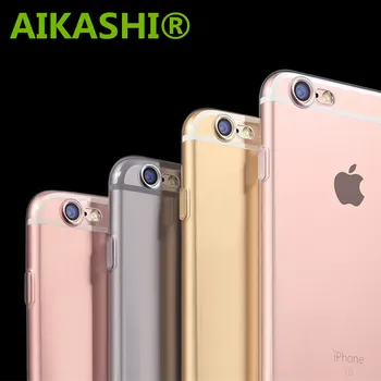 

10PCSClearSoft TPU Case for iPhone 6 6s Plus 7 7PlusTransparent Original Ultra Thin Silicone Phone Back Cover for iPhone 7 Cover