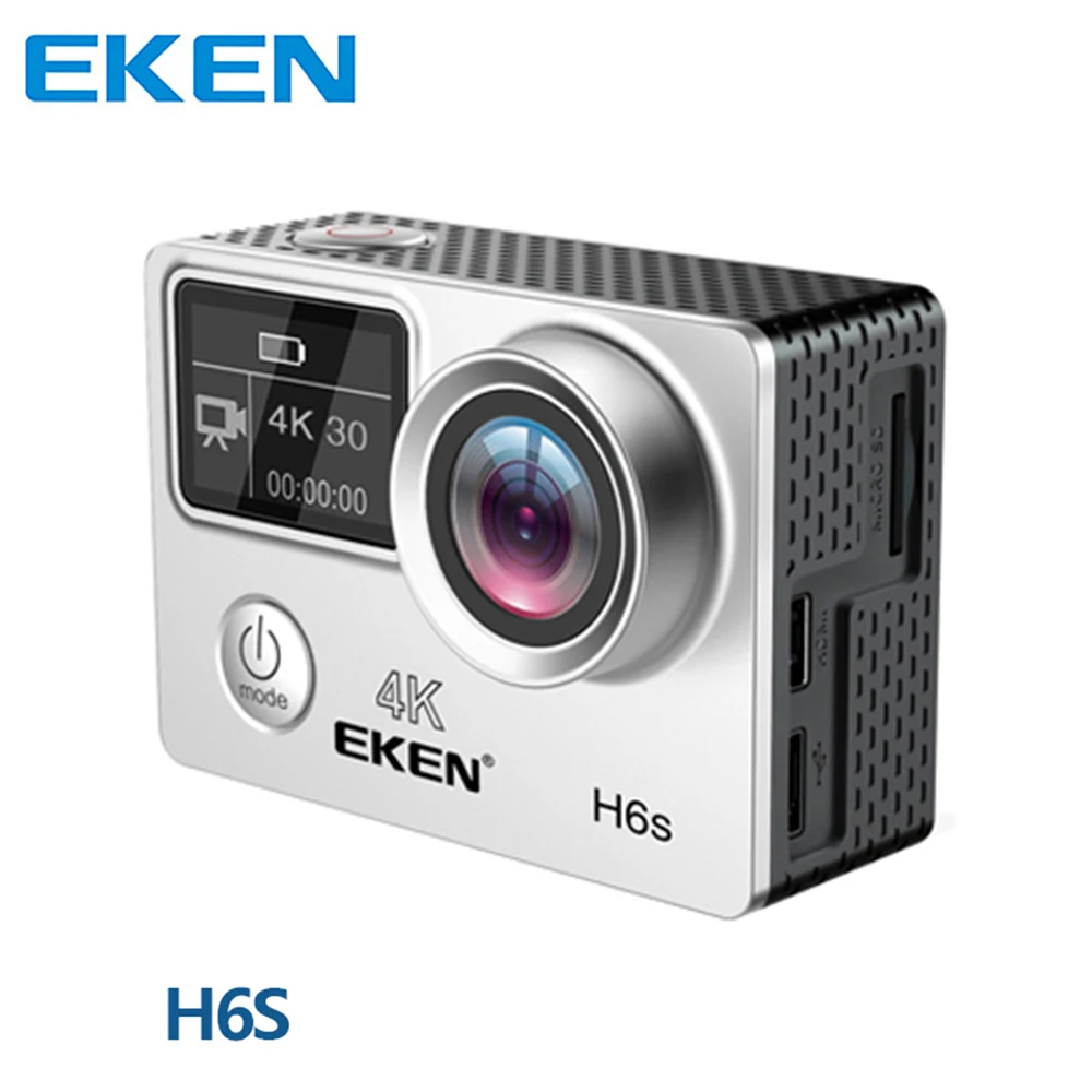 Оригинальная Экшн камера EKEN H6S Ultra HD 4K EIS стабилизация изображения Ambarella A12 с чипом