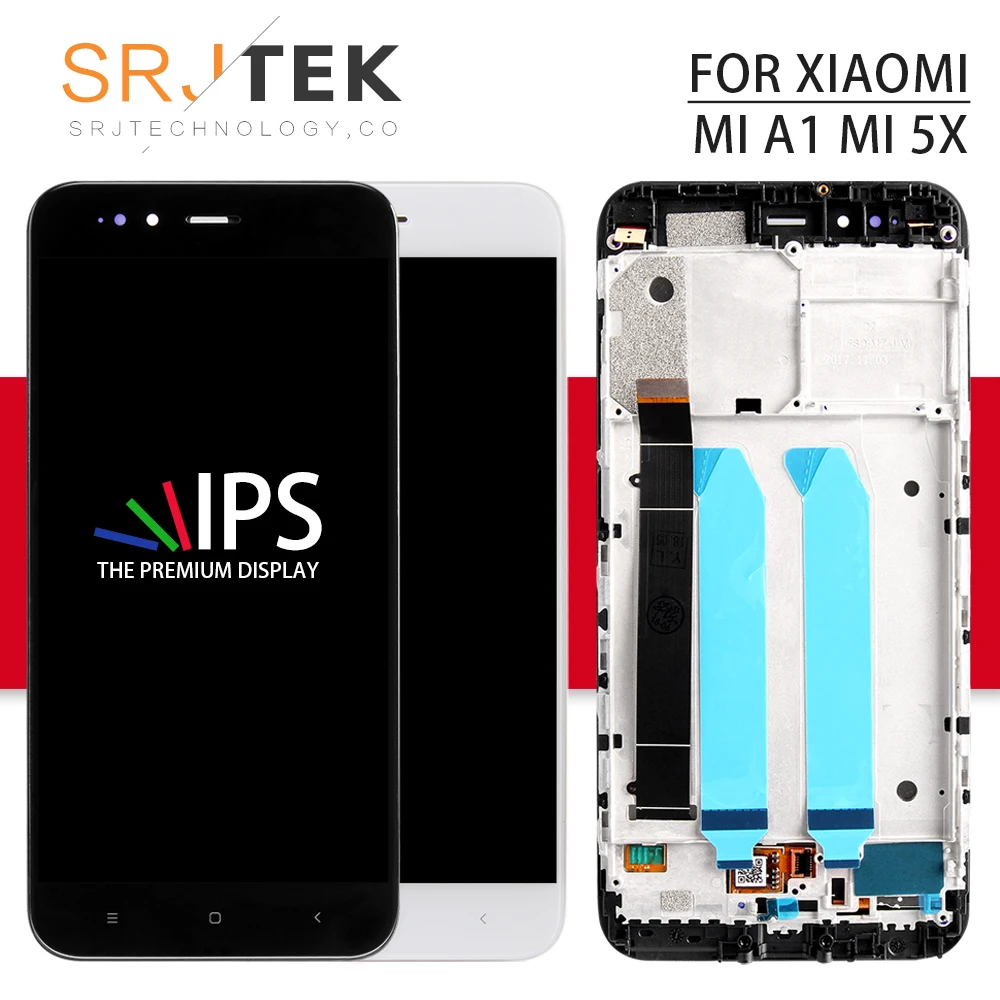 

Srjtek 5.5 For Xiaomi Mi A1 Mi5X LCD Matrix Touch Screen Digitizer Full Assembly With Frame MiA1 For Xiaomi Mi 5X Mi A1 Display