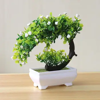 

New Artificial Plant Bonsai Fake Flower Potted Ornament Home Hotel Garden Decor Gift Artificial plants