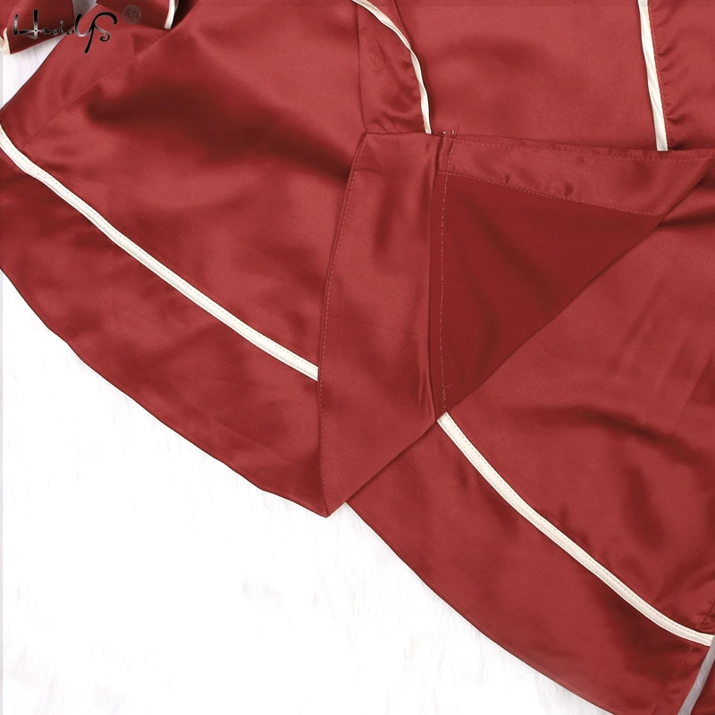 Сексуальный укороченный топ с открытыми плечами и широкие штаны, пижамные комплекты для женщин, Летняя шелковая атласная пижама из двух частей, домашняя одежда