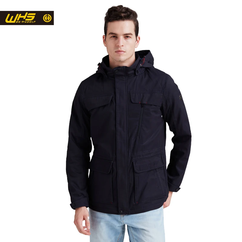 WHS New spring Autumn men thin cotton Jacket Outdoor sport