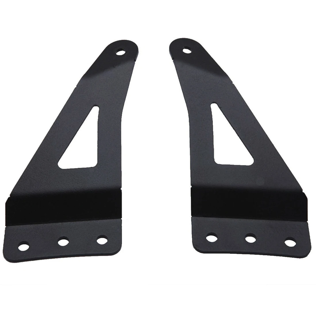 

Upper Windshield Mounting Brackets 50 inch Straight LED Light Bar Mount Brackets for 2007-2013 4wd 2wd Chevrolet 1500 2500HD
