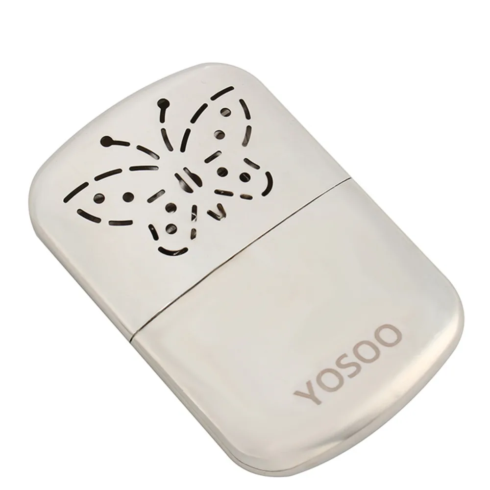 

Stainless Steel Pocket Long-life Ultralight Hand Warmer Indoor Outdoor Small Handy Warmer Heater Wholesale