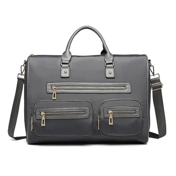 

Miss Lulu Women Men Travel Overnight Handbags Nylon Large Capacity Shoulder Bag Top-handle Totes Crossbody Messenger Bags YD6853