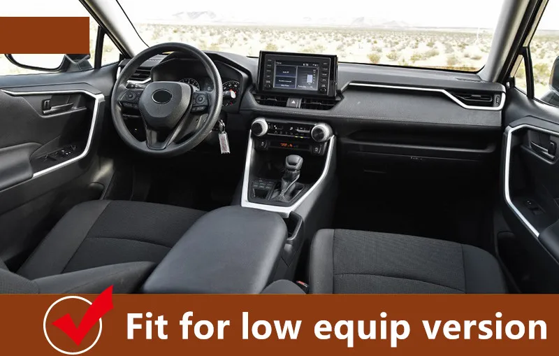 Машина для укладки карбонового волокна Цвет интерьер подогрев сидений Кнопка Панель накладка 1 шт. для Toyota RAV4 XA50 2019