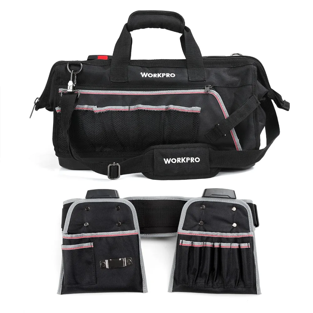 Buy WORKPRO Tool Bag Waterproof tool kit bag with 2