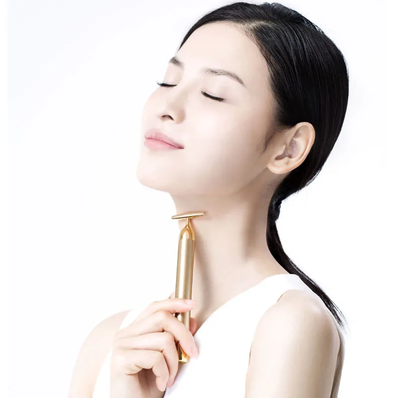 Youpin inFace Gold Beauty Bar позолоченная Массажная головка ускоряет метаболизм лифтинг