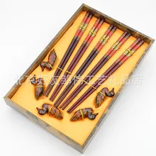 Высококлассные подарочной коробке Китайский деревянные палочки для еды ветер народные промыслы подарок бизнес за рубежом