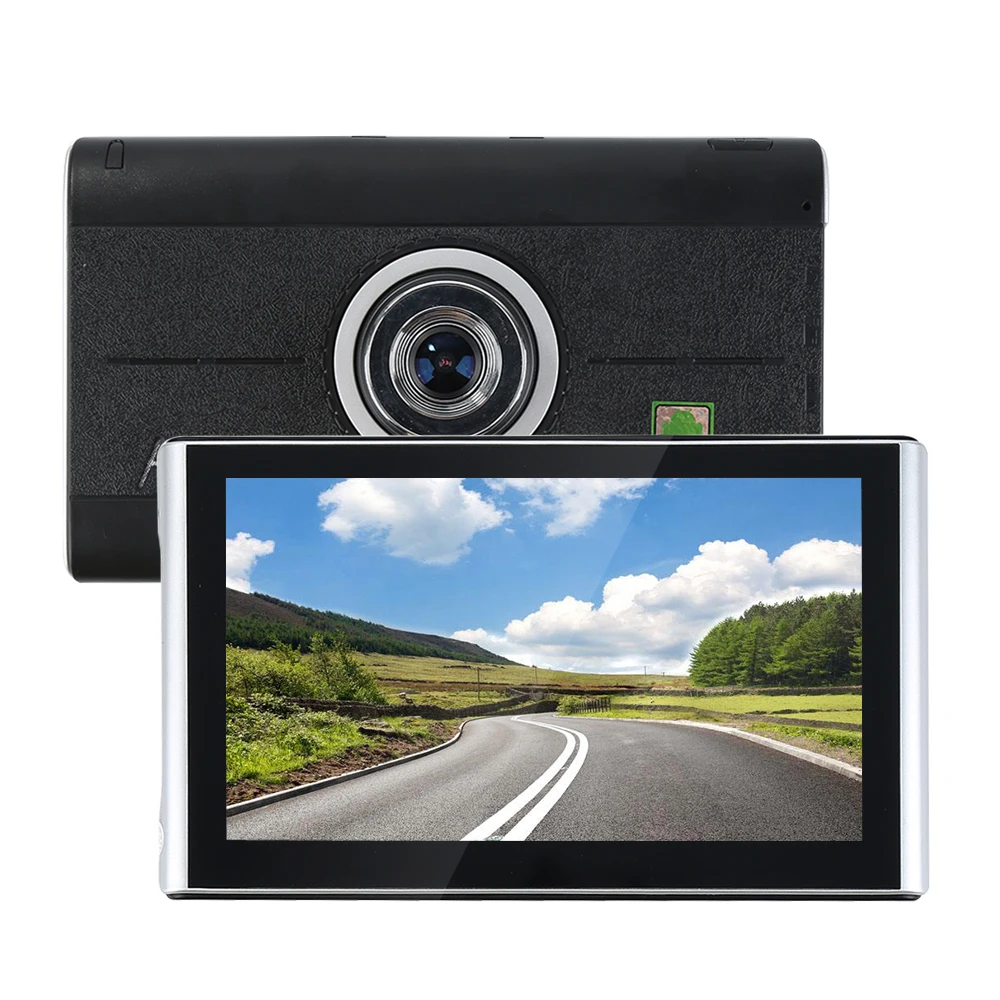 POPSPARK 7 дюймов HD 1920*1080P Wifi Android TFT сенсорный экран автомобильный gps-навигатор DVR Функция 170 градусов fm-передатчик