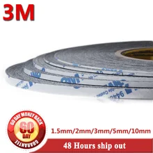 5x комбинированная 1,5 мм/2 мм/3 мм/5 мм/10 мм 3M 9448 черная 2 сторонняя клейкая лента для iphone samsung htc мобильный телефон ремонт сенсорного ЖК-экрана