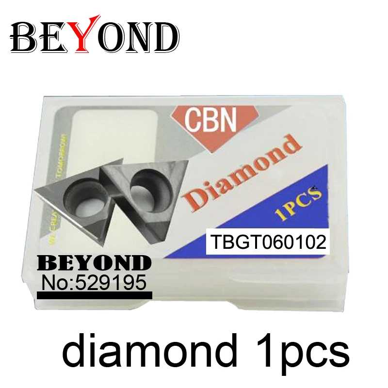 

Boron nitride CBN INSERT TBGT060102,blade for cutting high hardness materials use boring bar cnc machine Factory Outlet