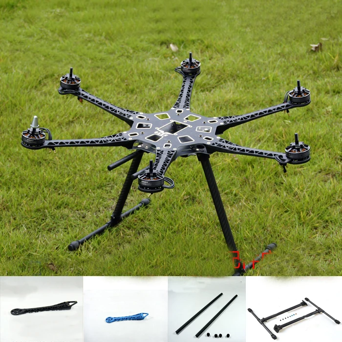 Yuenhoang 1 комплект S500 Hexacopter Мультикоптер рамка Комплект с Карбоновым волокном