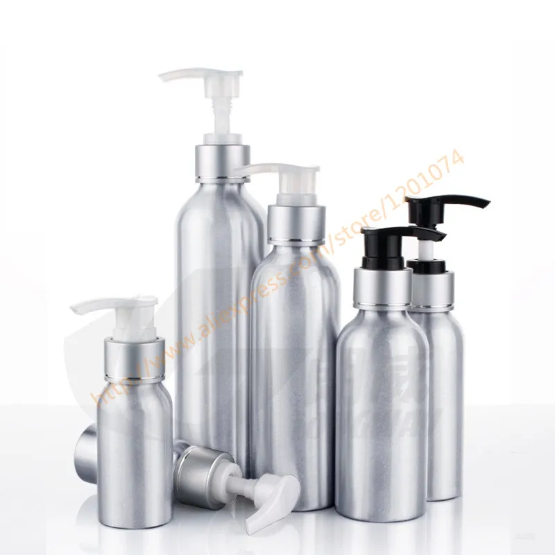 250ml aluminum bottle with silver aluminum pump.lotion/hand wash/Shampoo/moisturizer/facial