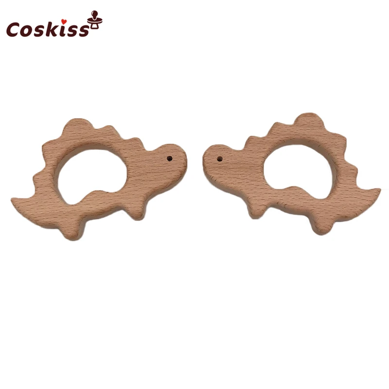 Wooden Plane Beech Teething Toy. Organic Wooden Teether