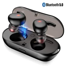 T2C TWS Беспроводные Мини Bluetooth наушники для Xiaomi huawei мобильный стерео наушники спортивные наушники с микрофоном портативная зарядная коробка