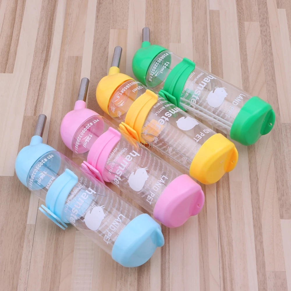 

125ml Pet Dog Bird Hamster Hanging Bottle Auto Feeder Rabbit Water Dispenser Hot