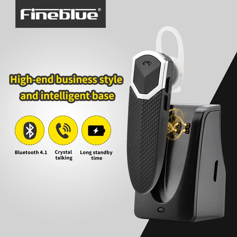 Fineblue, новинка, FT-9, автомобильная bluetooth-гарнитура, интеллектуальное голосовое напоминание, две беспроводные bluetooth-гарнитуры