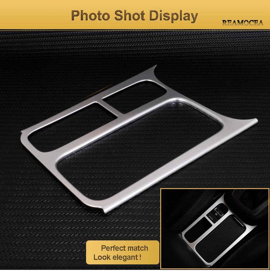 Free shipping!For Volkswagen vw Tiguan 2010-2014 water cup frame decoration panel sticker for tiguan accessories2