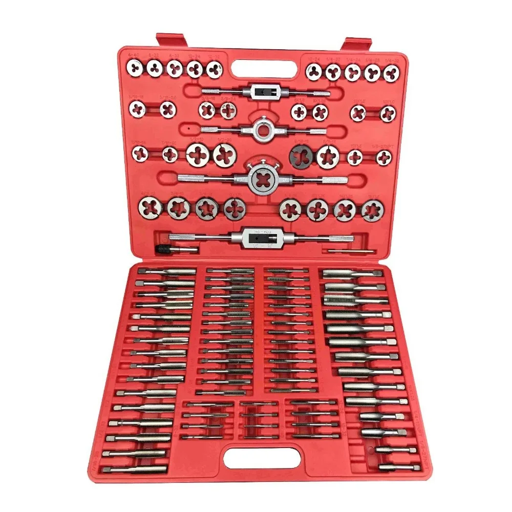 110PCDrill PC & Die Set и Профессиональный имперский метрический набор резьбонарезных