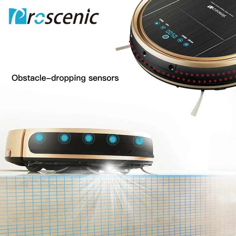 Cheapest Robot Vacuum Cleaner Proscenic 790T 1200Pa Power Suction