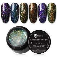 Mtssii блеск для губ Хамелеон Гель-лак UV Soak Off Nail Art Лак Стойкий цвет покрытие живопись гель 5 мл гель для ногтей с блестками лак