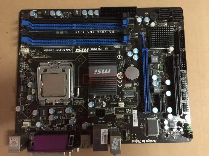 ASUS original motherboard G41M-P43 Combo LGA 775 DDR2/DDR3 Motherboard Desktop Boards asus original motherboard g31m s2l g31 ddr2 lga 775 motherboard
