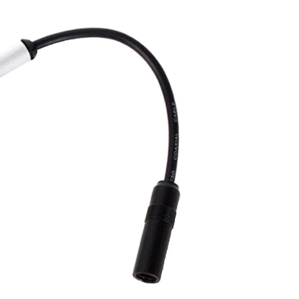 Car Antenna Plug Radio FM Inline Signal Amplifier Booster Extension Cable Black