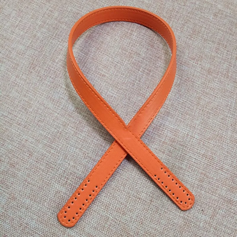 orange Meetee 65x1,8 см PU Сумка ремень Регулируемая цепочка кожаная ручка Пряжка для сумки DIY ремесла аксессуары ручной работы BF235 - Цвет: orange
