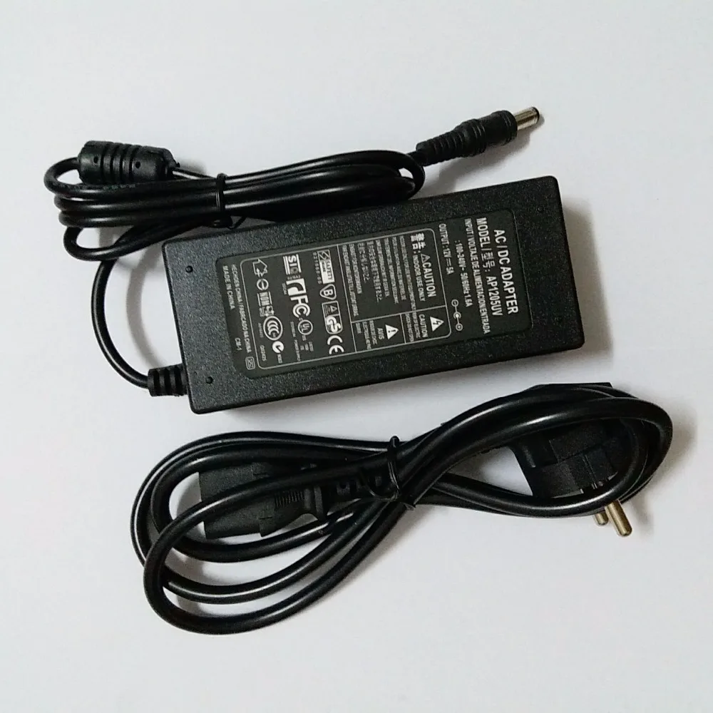 

12V 5A AC Power Adapter Wall Charger Cord For HONOR ADS-24P-12-2 1224G LCD monitor Switching Power