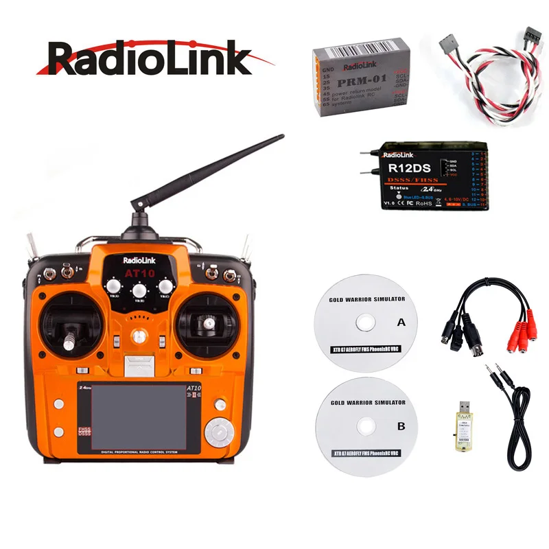 

Gold Warrior G7 Phoenix Simulator 12-in-1 Flight Simulator+Phoenix 5.0 New Experience Match with AT10 II AT9S T8FB Transmitter