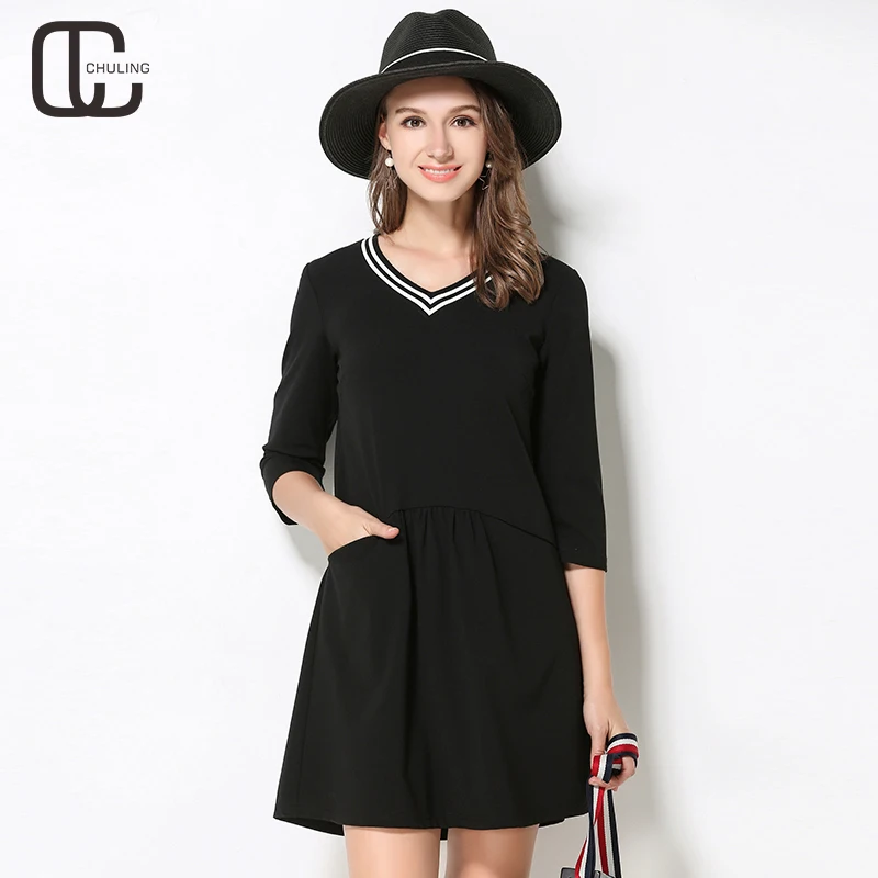 short black dress with pockets