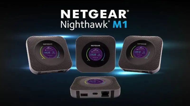 Разблокированный мобильный роутер Netgear Nighthawk M1 4GX Gigabit LTE 1000 Мбит/с WiFi точка доступа MR1100+ 2 шт антенны