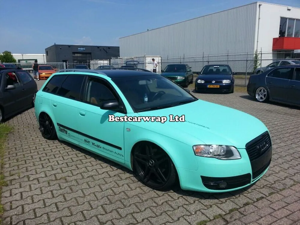 Tiffany blue mint matte Vinyl Car wrap Film Tiffany Foil 3m sheets (6)
