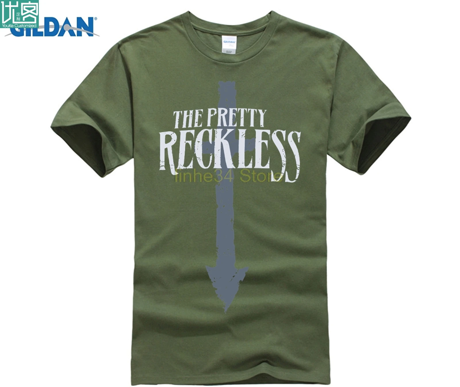 Jzecco Новый 2017 смешно The Pretty Reckless Дизайн Мода T рубашка хипстер Топы Заказная печать