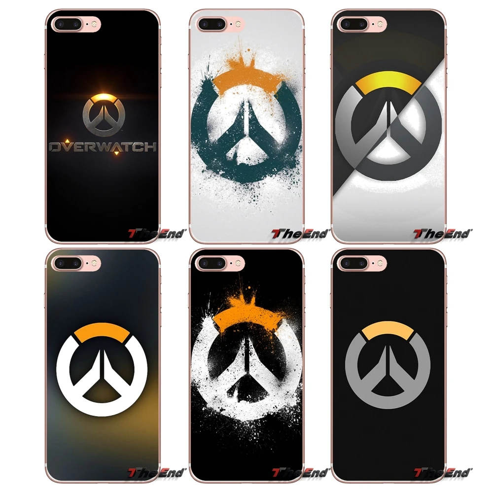 OW логотип Overwatch игровой для Xiaomi Redmi 4 3 3S Pro Mi3 Mi4 Mi4i Mi4C Mi5 Mi5S Mi Max Note 2 чехол силиконовый